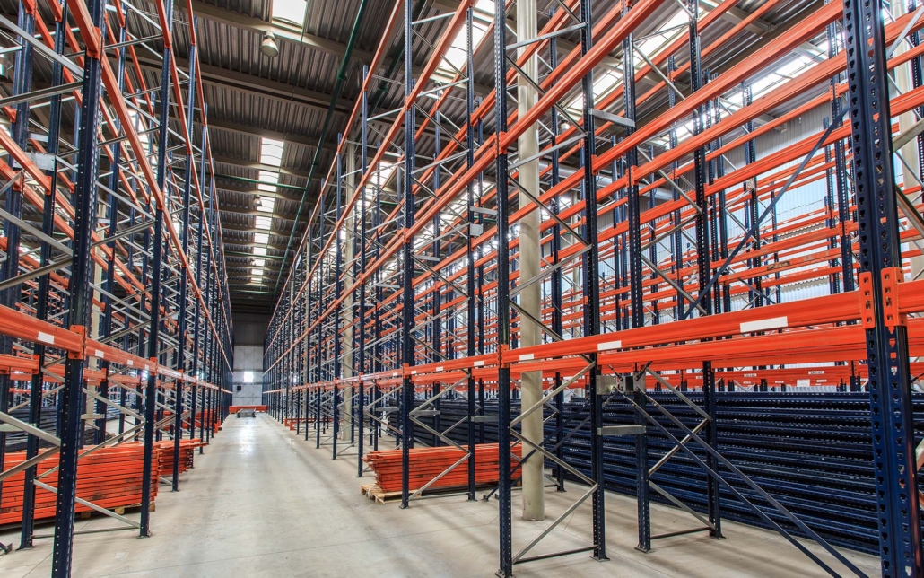 Empty Warehouse Racks